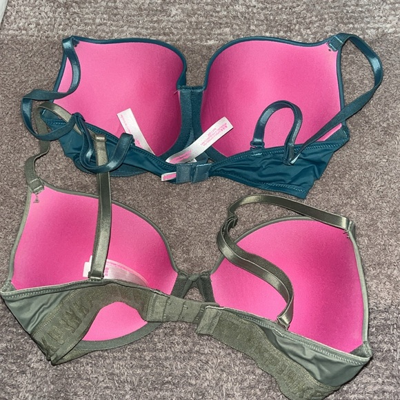 Victoria secret pink everywhere t shirt lightly lined bra duo pack - Picture 5 of 7
